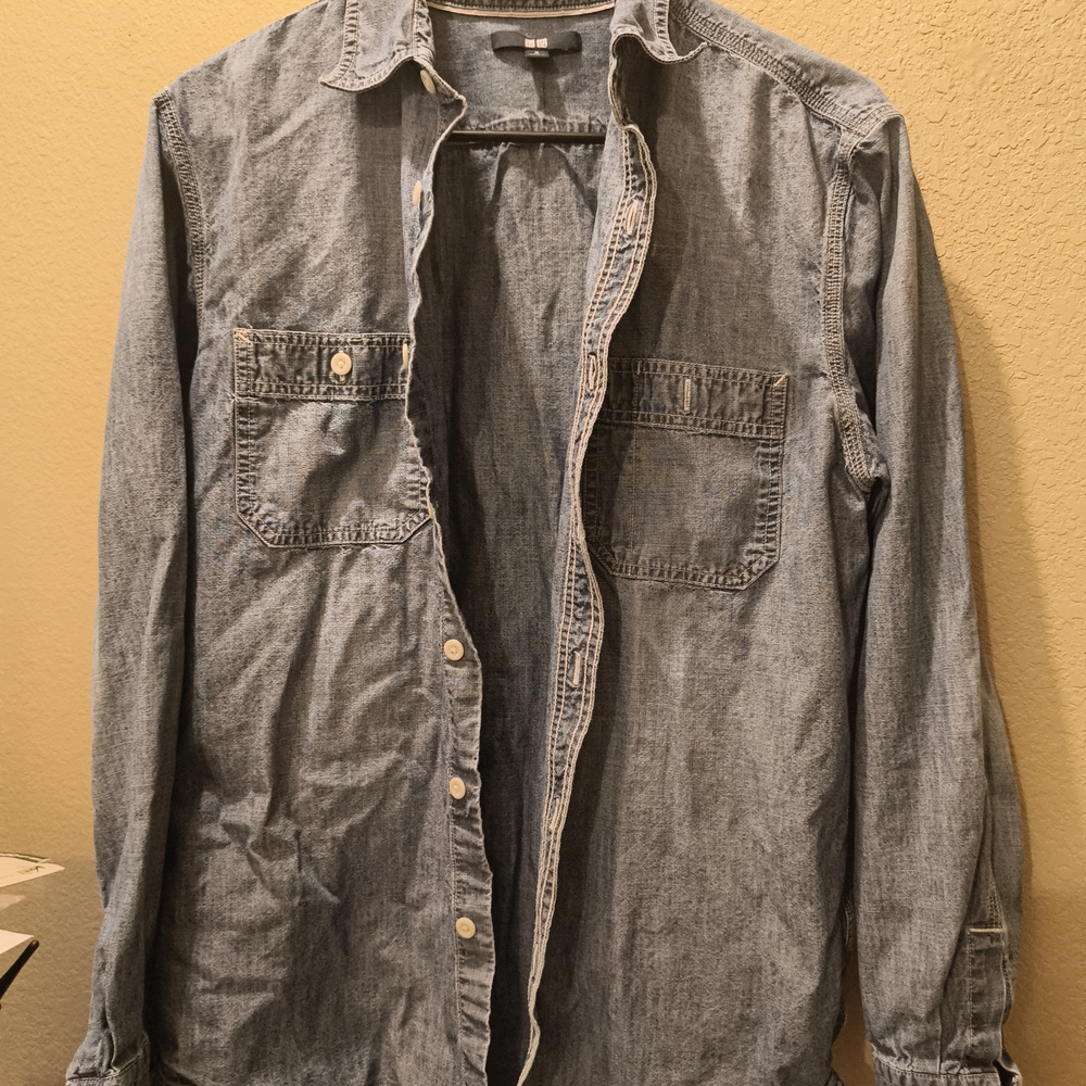 Uniqlo Button Up Denim Shirt